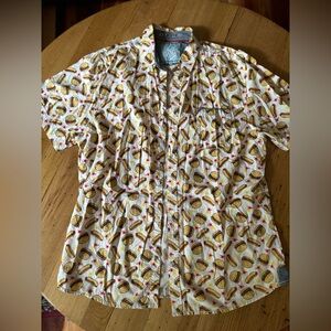 Good Vibes Hamburger/Hotdog Mens XL shirt